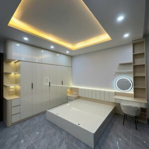 Bộ giường tủ gỗ MDF sang trọng hiện đại