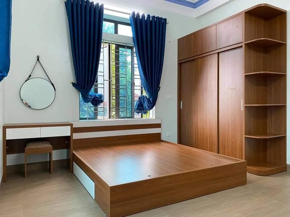 Bộ giường tủ gỗ MDF cánh lùa